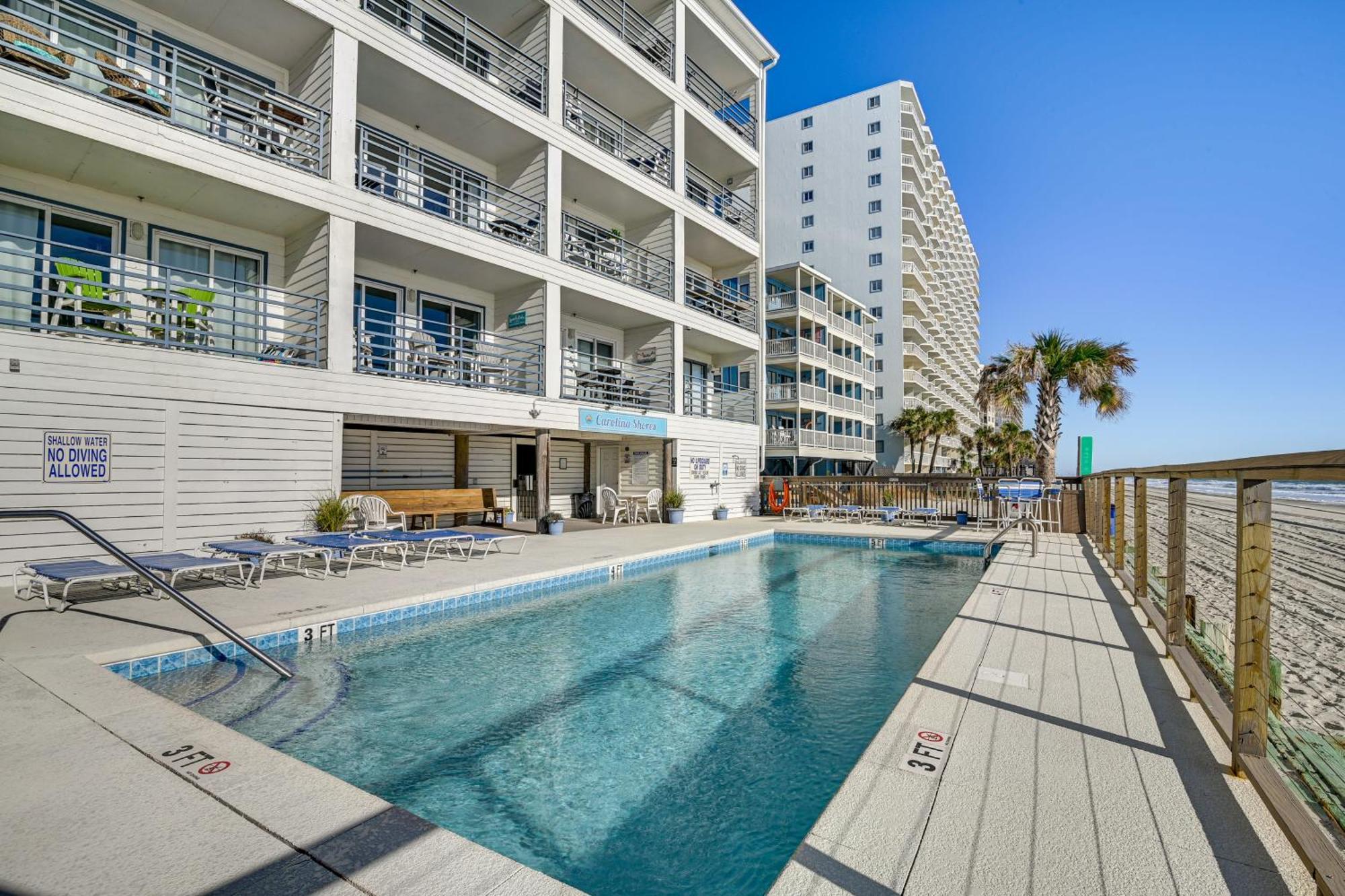 Cozy Beachfront Condo With Wifi, Views And Pool Access Myrtle Beach Exterior foto